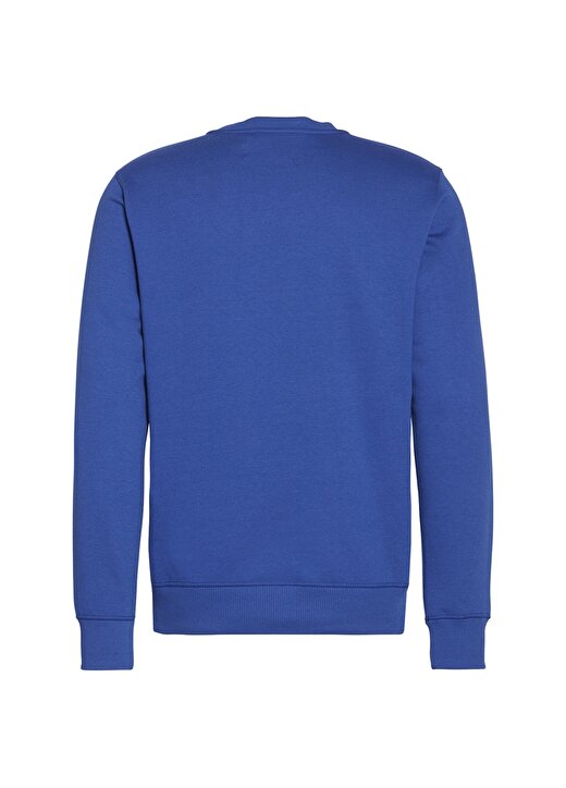 Calvin Klein Jeans Erkek Mavi Sweatshirt J30J313217 CK LARGE PRINT REG CREW 2