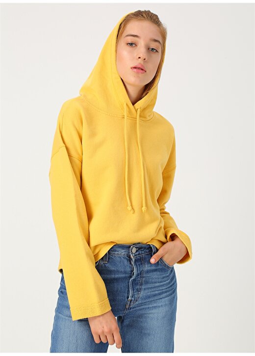 Loft Sarı Sweatshirt 1