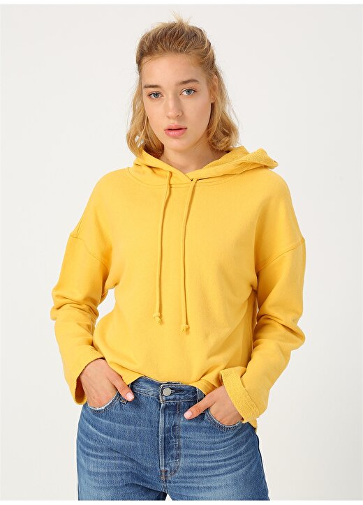 Loft Sarı Sweatshirt 4