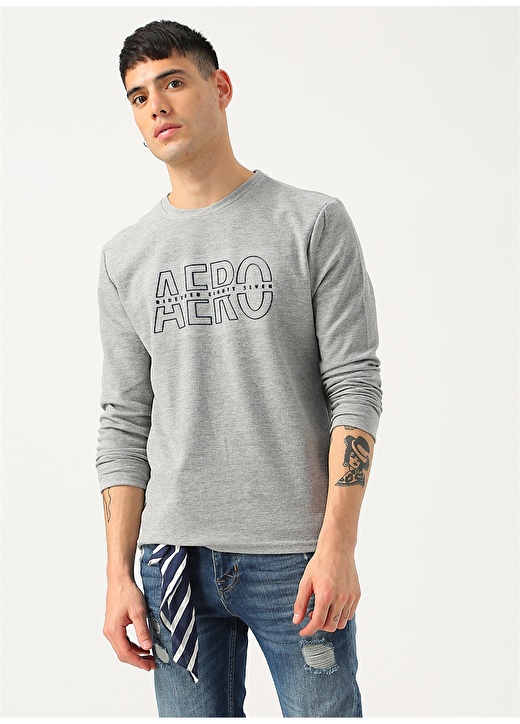 Aeropostale Antrasit T-Shirt 4