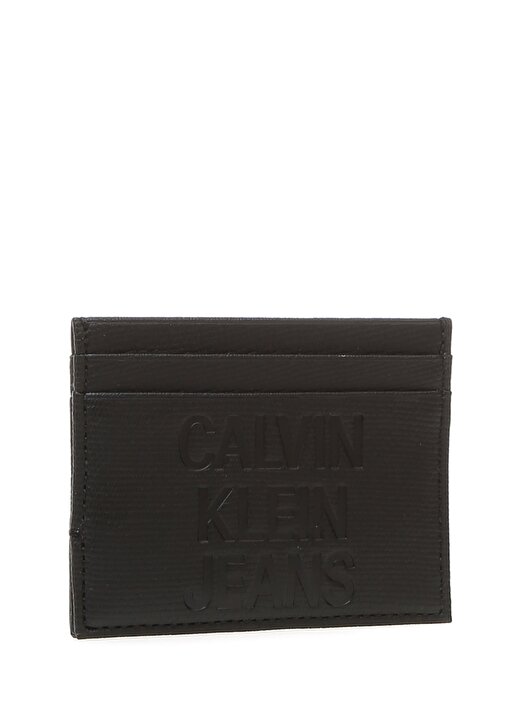 Calvin Klein Siyah Deri Erkek Kartlık 2