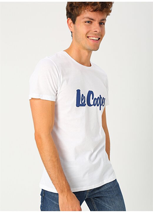 Lee Cooper Lacivert - Beyaz T-Shirt 1
