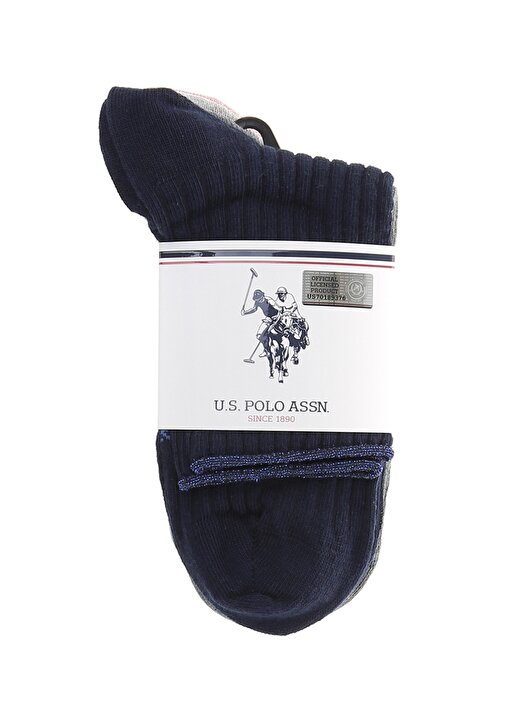 U.S. Polo Assn. 5'Li Çok Renkli Çorap 1