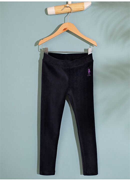 U.S. Polo Assn. Kadife Lacivert Pantolon 1