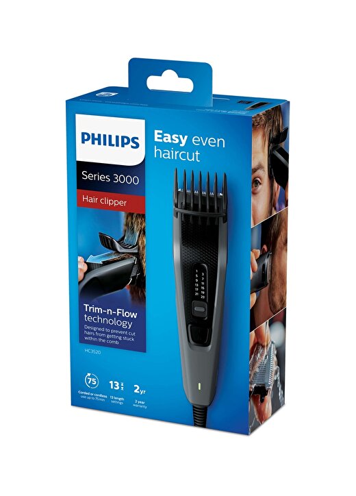 Philips HC3520/15 13 Uzunluk Ayarı Saç Sakal Kesme Mak. 4