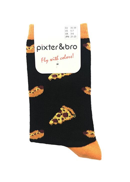 Pixter&Bro Kadın Siyah Çorap 1