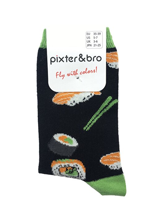 Pixter&Bro Siyah Soket Çorap 1