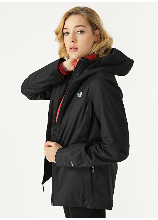 The North Face Nf0a3y1jjk31 Bisiklet Yaka Normal Kalıp Düz Siyah Kadın Mont 3