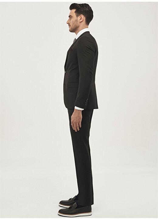 Altınyıldız Classic Normal Bel Slim Fit Siyah Erkek Takım Elbise 4A3010000001 3