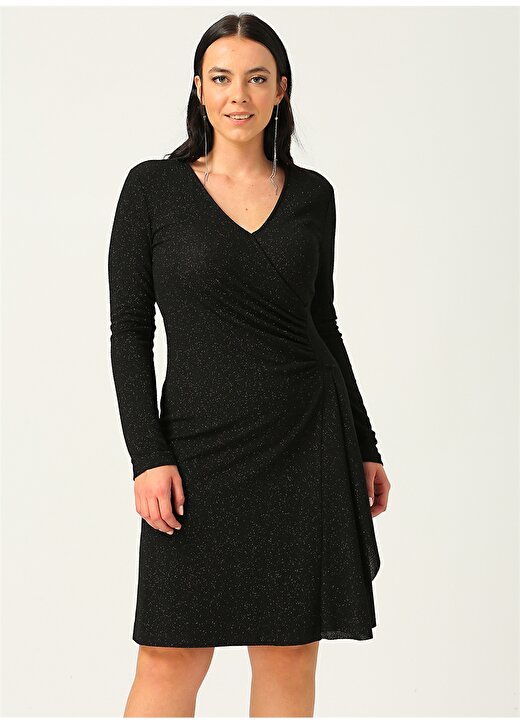 Ekol 1089 Siyah Kadın Elbise 3