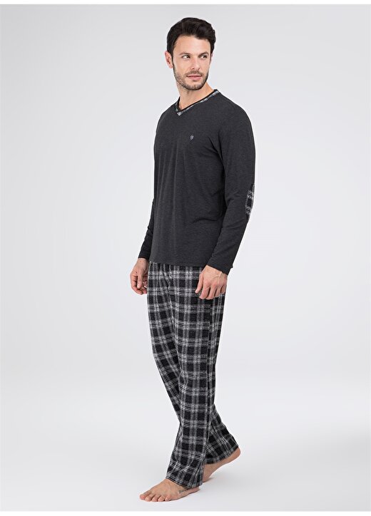 Blackspade Siyah Melanj Pijama Takımı 1