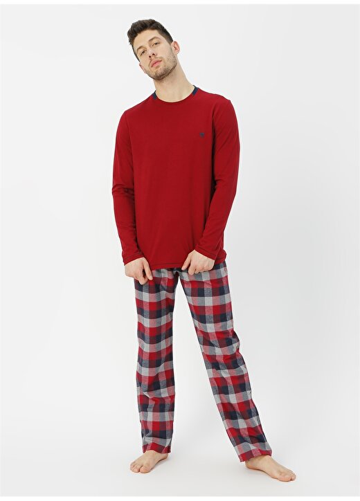 Blackspade Kırmızı Pijama Takımı 3