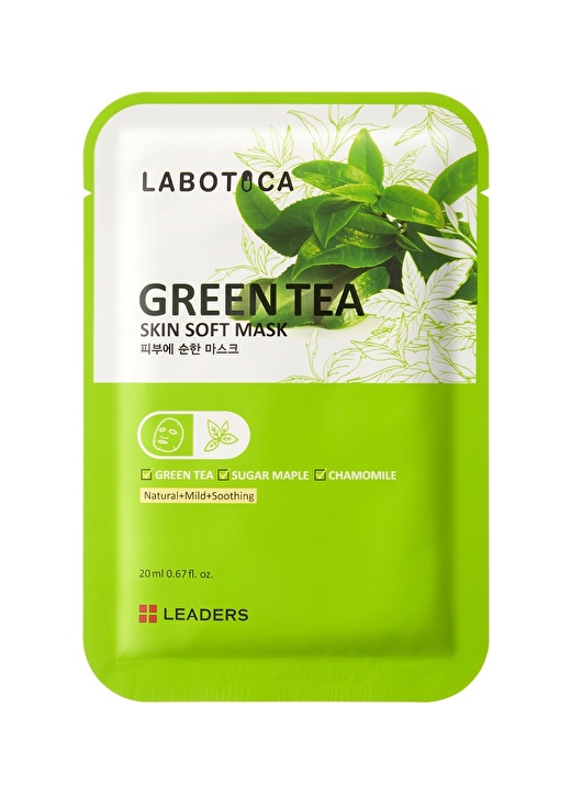 Leaders Labotica Skin Soft Mask Green Tea Bakım Maskesi 1