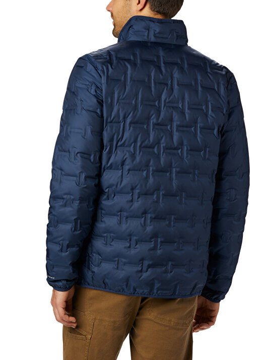 Columbia Mavi Erkek Dik Yaka Desenli Mont DELTA RIDGE™ DOWN JACKET 2