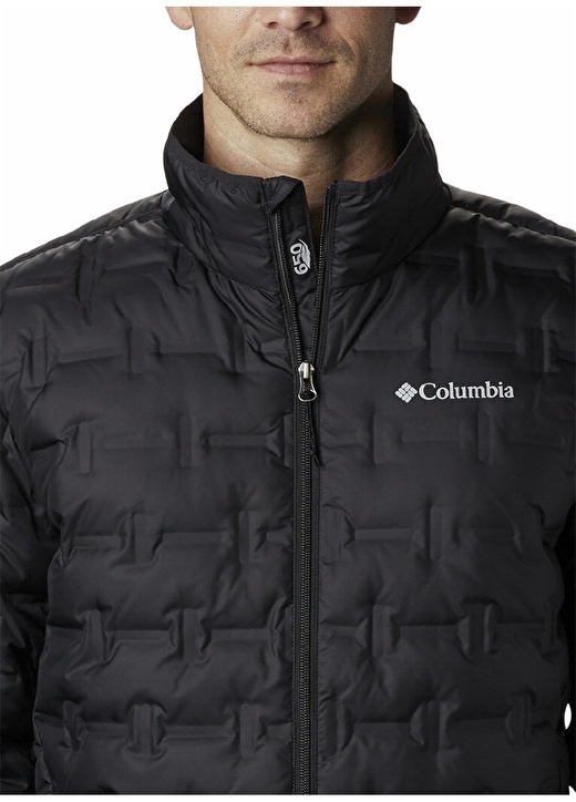 Columbia Siyah Erkek Dik Yaka Desenli Mont DELTA RIDGE™ DOWN JACKET 4