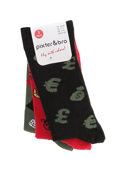 Pixter&Bro 3'Lü Çorap 1