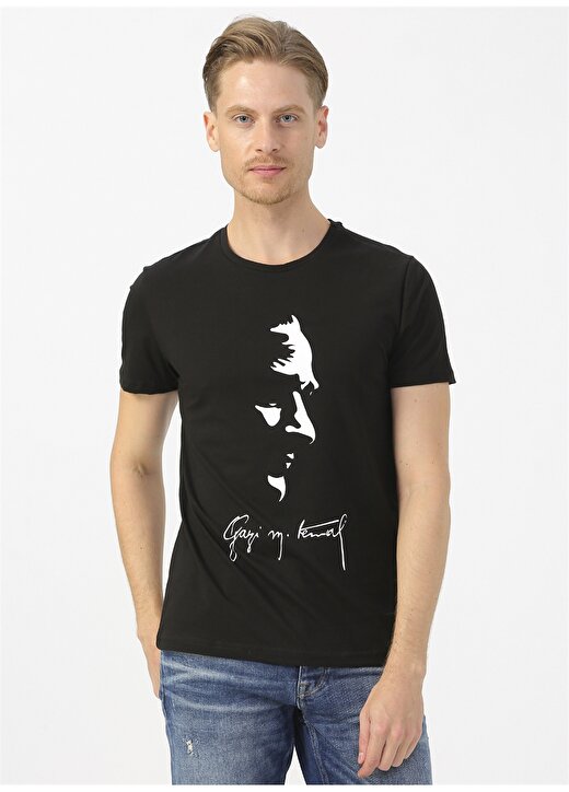 Limon Atatürk Baskılı T-Shirt 1
