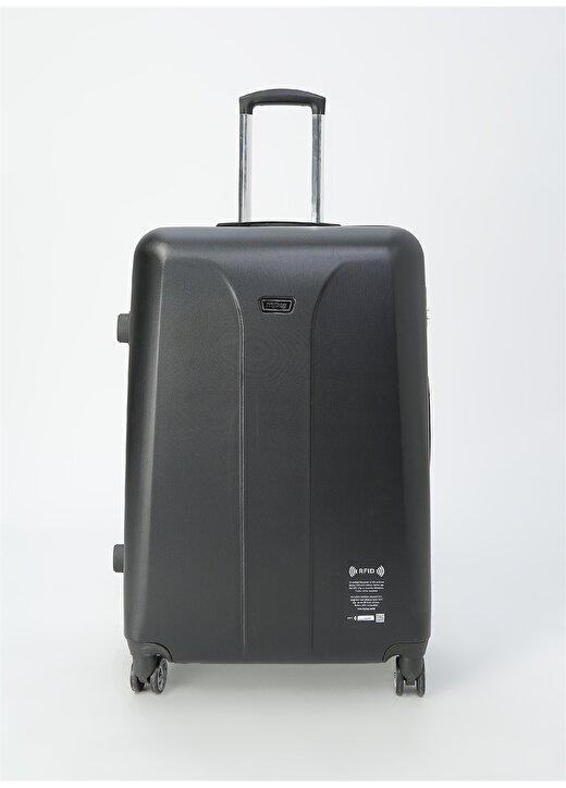 My Bag Smart Luggage Black L Çekçekli Sert Valiz 1