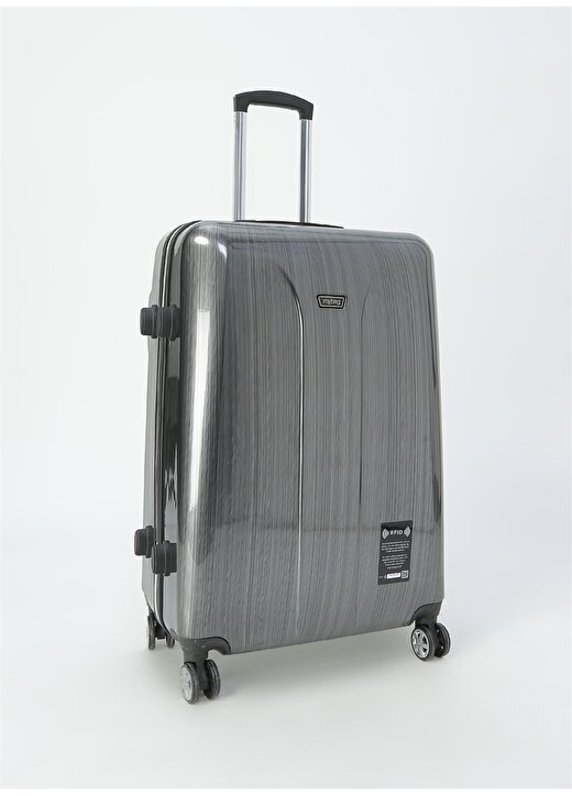 My Bag Smart Luggage Silver L Çekçekli Sert Valiz 2