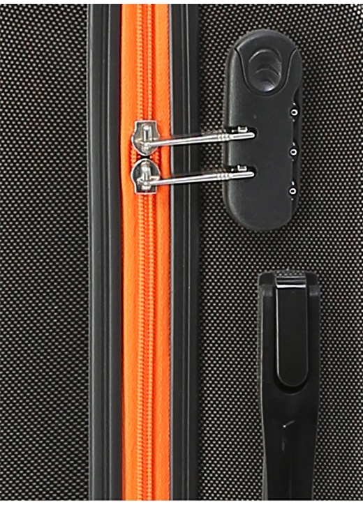 My Bag Smart Luggage Orange M Çekçekli Sert Valiz 4