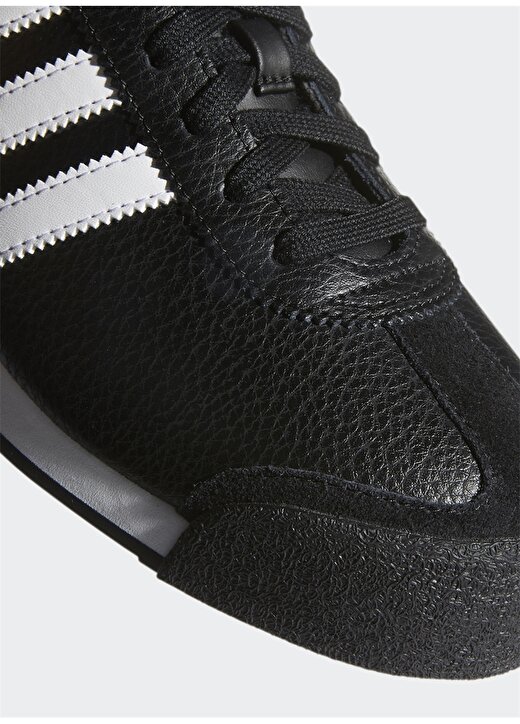 Adidas 19351 SAMOA Bağcıklı Deri Siyah Beyaz Erkek Lifestyle Ayakkabı 4