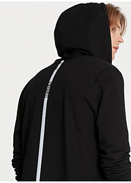 Mavi Reflektör Baskılı Black Pro Sweatshirt 1