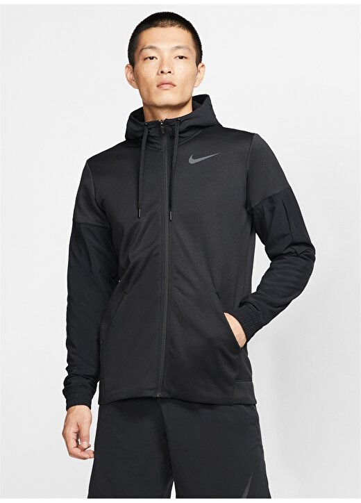 Nike Therma Erkek Kapüşonlu Zip Ceket 1