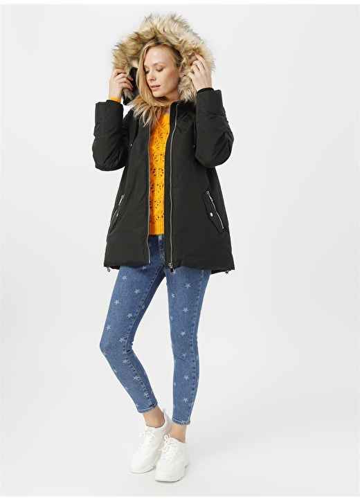 Vero Moda Siyah Parka 2