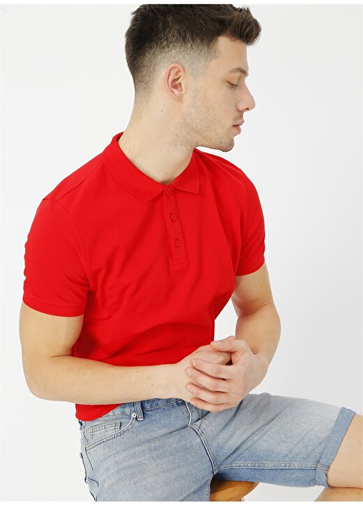 Limon Kırmızı Polo T-Shirt 1