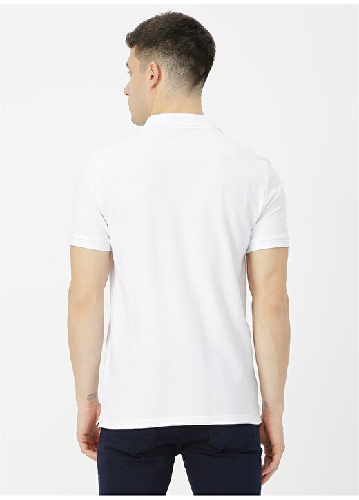 Limon Beyaz Polo T-Shirt 4
