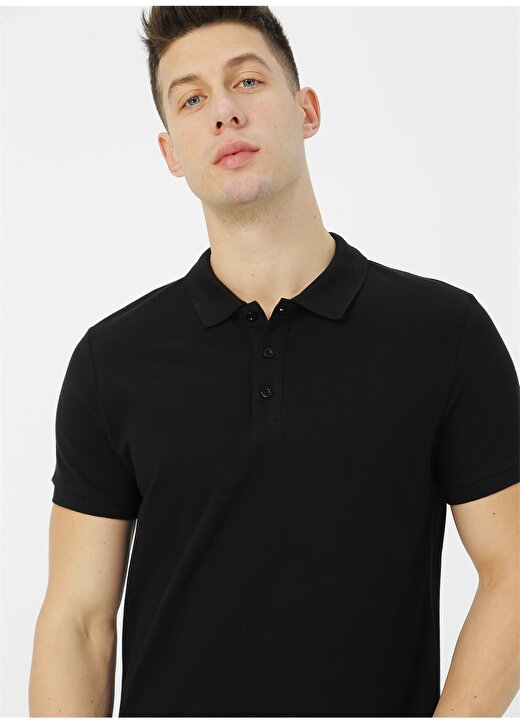 Limon Siyah Polo T-Shirt 1