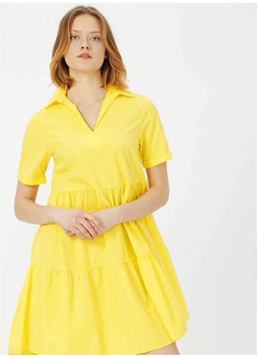 Limon Sarı Elbise 3