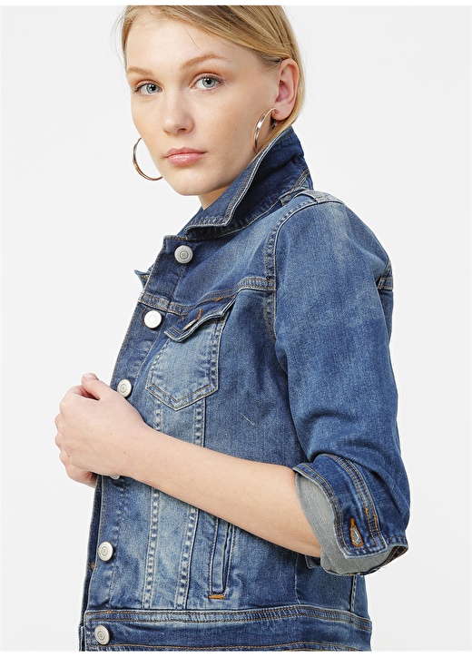 Aeropostale İndigo Denim Ceket 1