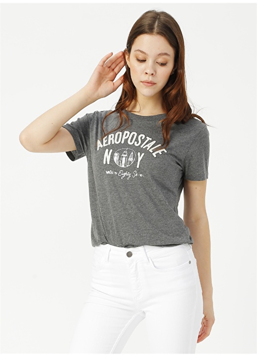 Aeropostale Antrasit T-Shirt 3