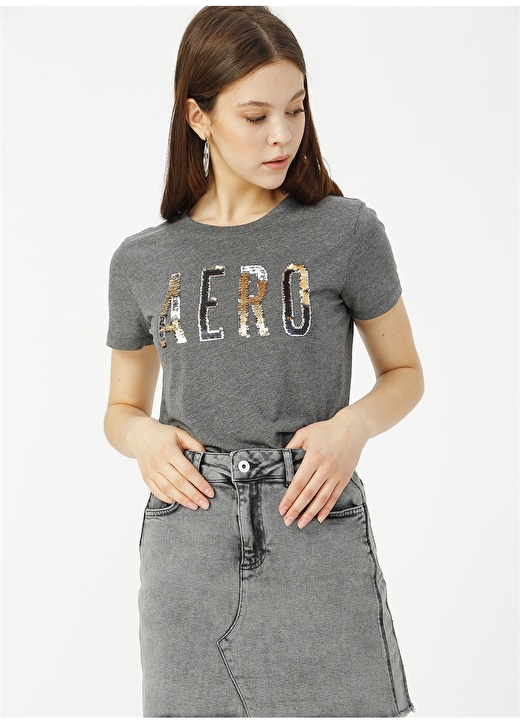 Aeropostale Antrasit T-Shirt 3