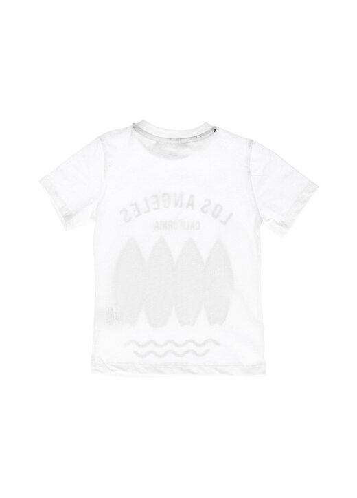 Limon Los Angeles Baskılı Beyaz Erkek T-Shirt 2