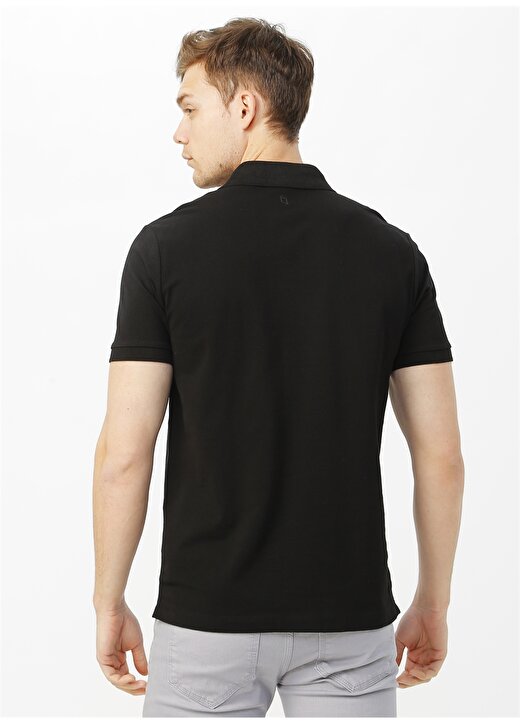 Fabrika Siyah Erkek Polo T-Shirt 4