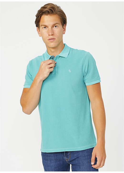 Fabrika Yeşil Erkek Polo T-Shirt 2