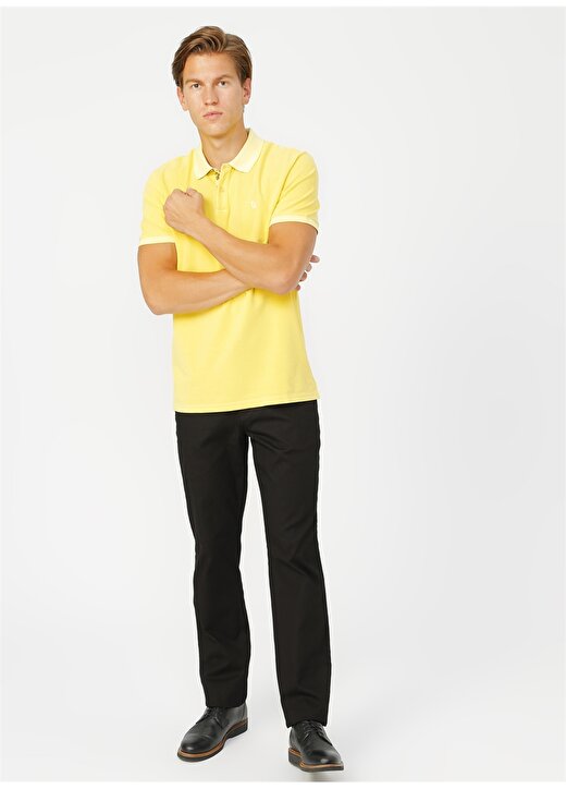 Fabrika Sarı Erkek Polo T-Shirt 2