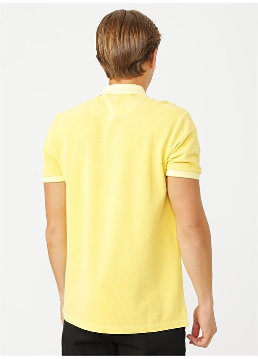Fabrika Sarı Erkek Polo T-Shirt 4