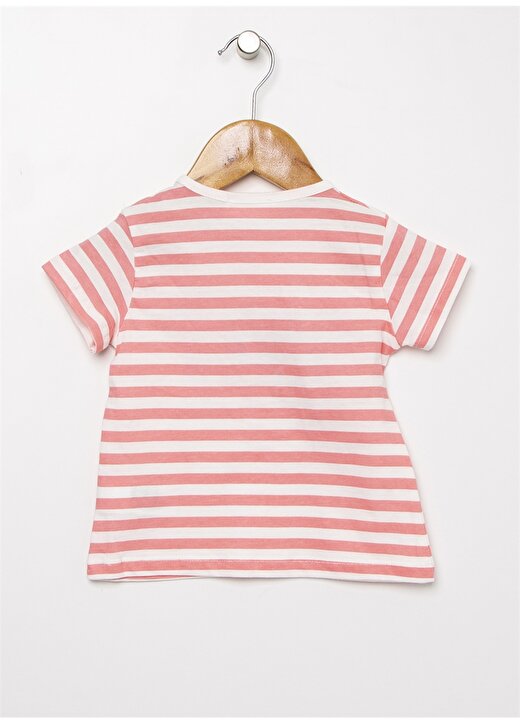 Mammaramma Pembe - Beyaz Kız Bebek T-Shirt OG-01 2