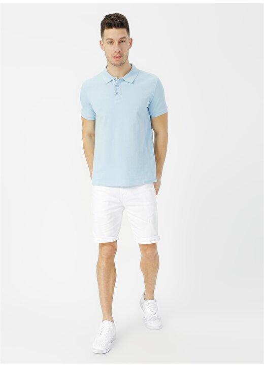 Limon Mavi Polo T-Shirt 2