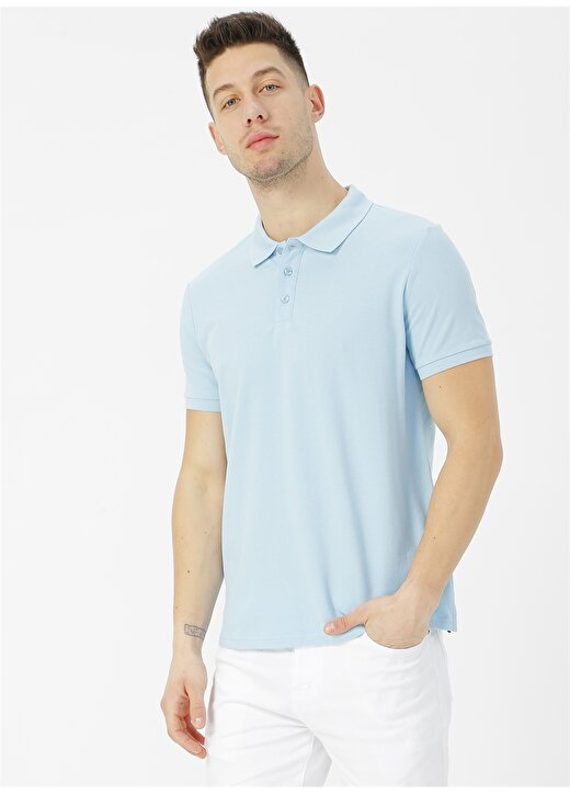 Limon Mavi Polo T-Shirt 3