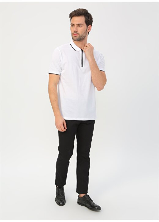 Fabrika Beyaz Erkek Polo T-Shirt 2