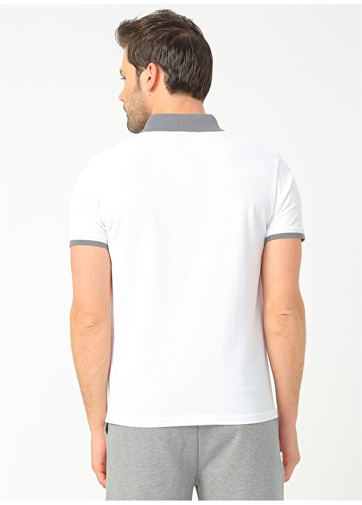 Fabrika Beyaz Erkek Polo T-Shirt 4