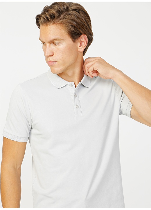 Fabrika Comfort Gri Polo T-Shirt 3