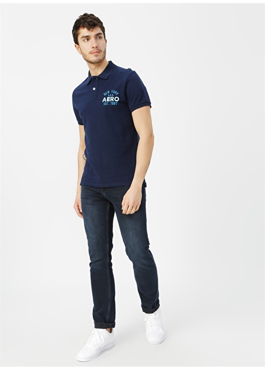 Aeropostale Lacivert Polo T-Shirt 2