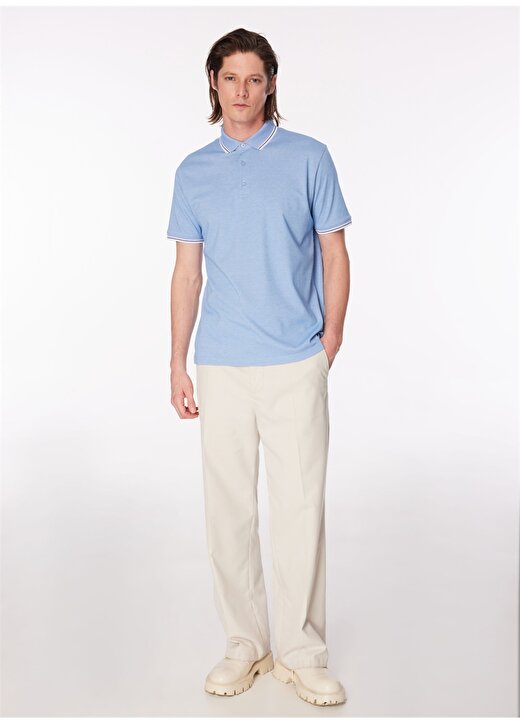 Fabrika Comfort Mavi Erkek Polo Yaka Regular Fit Polo T-Shirt CM DS 01 02 2