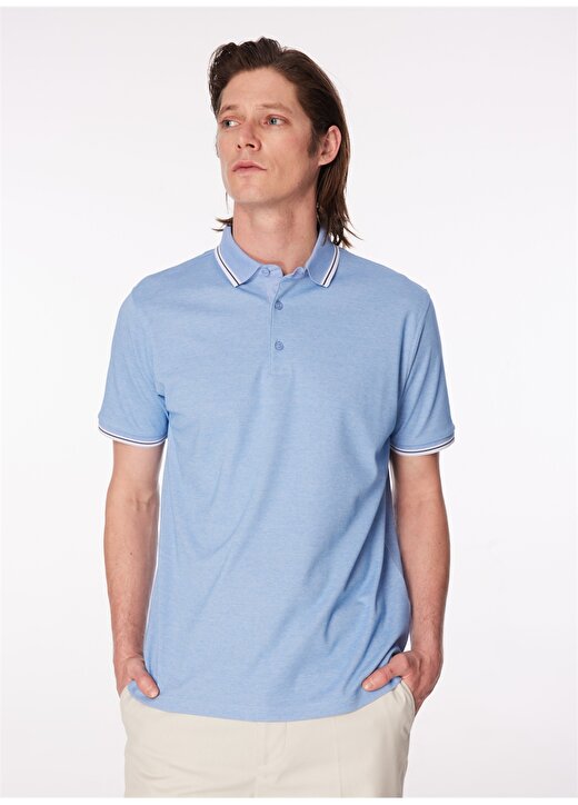 Fabrika Comfort Mavi Erkek Polo Yaka Regular Fit Polo T-Shirt CM DS 01 02 3