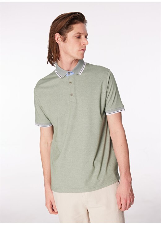 Fabrika Comfort Yeşil Erkek Polo Yaka Regular Fit Polo T-Shirt CM DS 01 02 2